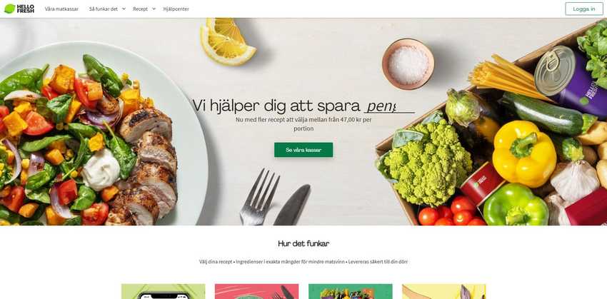 matkasse hellofresh